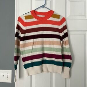 LOFT Women's Striped Sweater - Multicolor XSP brand new